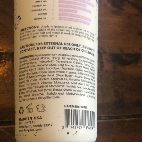 NWT Foxybae hair 12 in one magic daily leave in hair mask. - Picture 4 of 5